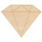 Diamond Wood Cutout, From 4”-23”, Valentine Craft/Decor | Woodpeckers